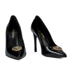 Scarpe eleganti donna 1364 vernice nera