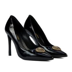 Scarpe eleganti donna 1364 vernice nera