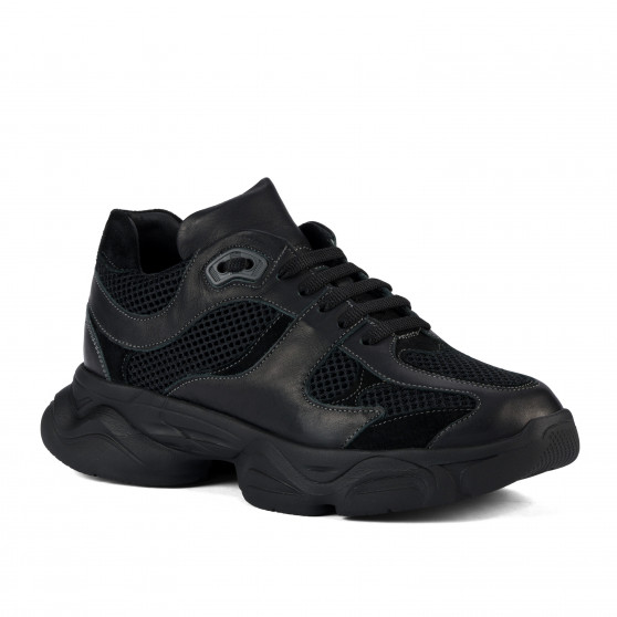 Scarpe sportive donna 6102 nero combinato
