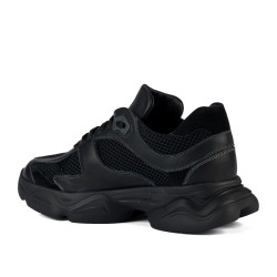 Scarpe sportive donna 6102 nero combinato