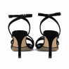 Sandali donna 1337 nero velluto combinato