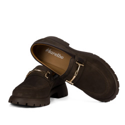 Scarpe casual donna 6099 bufo caffè combinato
