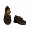 Scarpe casual donna 6099 bufo caffè combinato