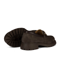 Scarpe casual donna 6099 bufo caffè combinato