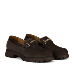 Scarpe casual donna 6099 bufo caffè combinato
