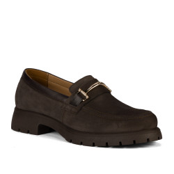 Scarpe casual donna 6099 bufo caffè combinato