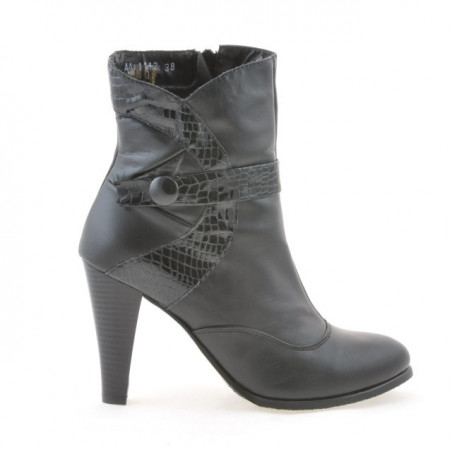 Stivali donna 1112 nero combinato