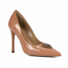 Scarpe eleganti donna 1364 vernice beige