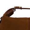 Borsa donna a mano 037-1g camoscio marrone