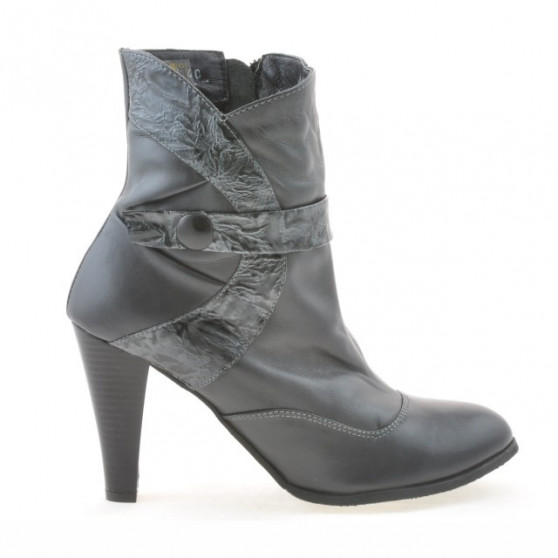 Stivali donna 1112 grigio combinato
