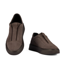 Scarpe casual donna 6095 sabbia velour
