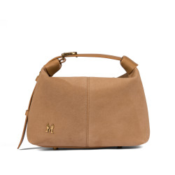 Borsa donna a mano 037-1g camoscio nude