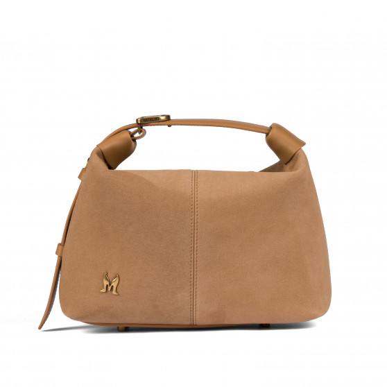 Borsa donna a mano 037-1g camoscio nude