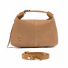 Borsa donna a mano 037-1g camoscio nude
