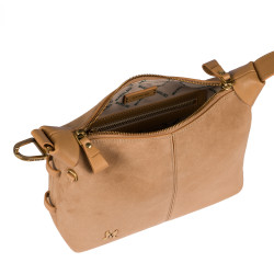 Borsa donna a mano 037-1g camoscio nude