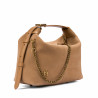 Borsa donna a mano 037g camoscio nude