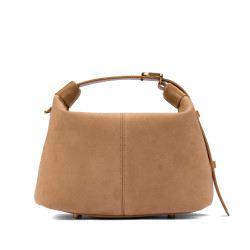 Borsa donna a mano 037g camoscio nude