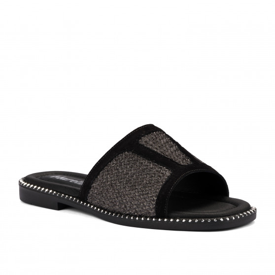 Sandali donna 5128 nero combinato