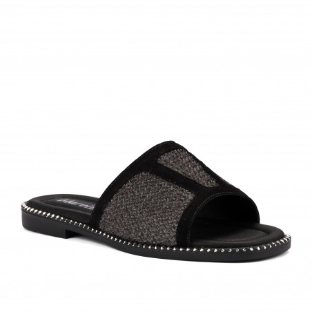 Sandali donna 5128 nero combinato