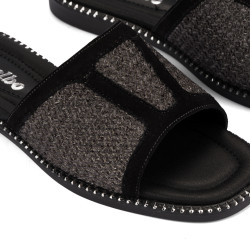 Sandali donna 5128 nero combinato