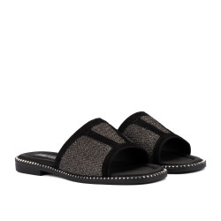 Sandali donna 5128 nero combinato