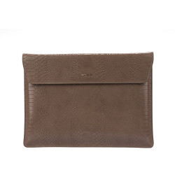 Custodia per laptop 309g croco taupe