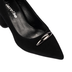 Scarpe eleganti donna 1361 nero velluto