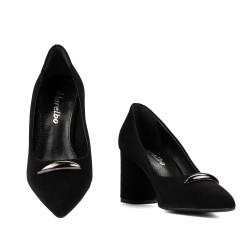 Scarpe eleganti donna 1361 nero velluto