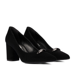 Scarpe eleganti donna 1361 nero velluto