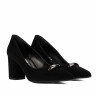 Scarpe eleganti donna 1361 nero velluto