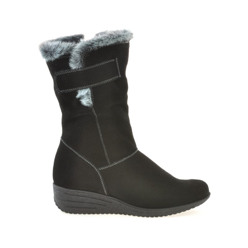 Stivali donna 3246 nero velluto