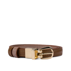 Cintura donna 45cm bicolore biz marrone+nude
