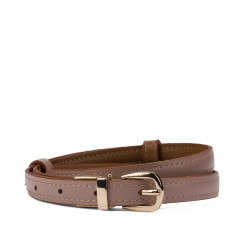Cintura donna 45cm bicolore biz marrone+nude