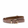 Cintura donna 45cm bicolore biz marrone+nude