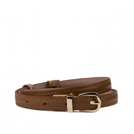 Cintura donna 45cm bicolore biz marrone+nude