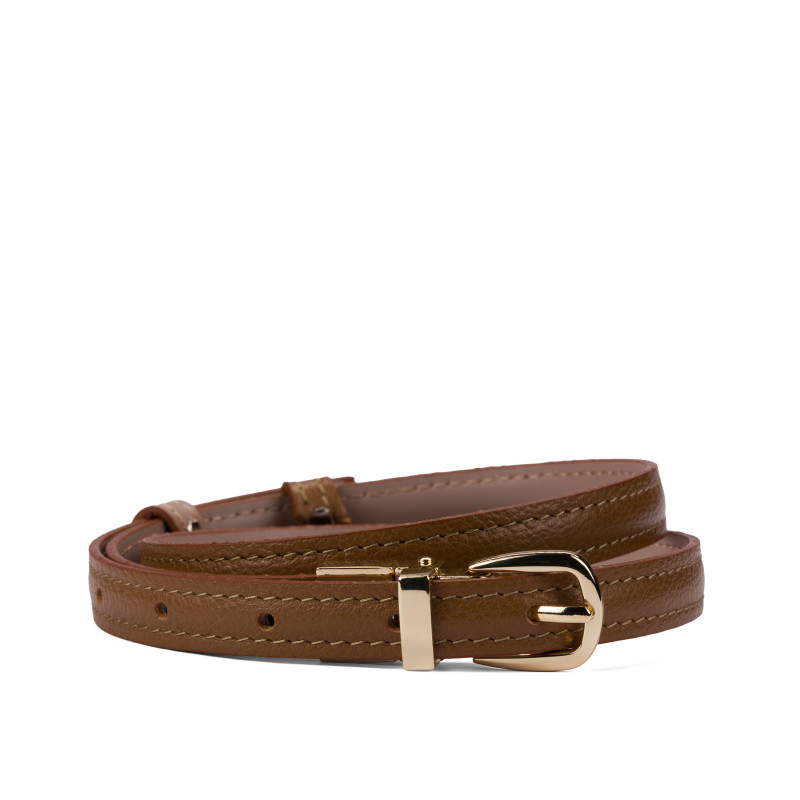 Cintura donna 45cm bicolore biz marrone+nude