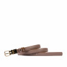 Cintura donna 45cm bicolore biz marrone+nude