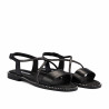 Sandali donna 5127 nero combinato