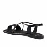 Sandali donna 5127 nero combinato