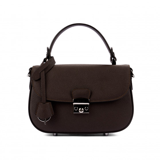 Borsa da donna a mano 022g 01 testa di moro