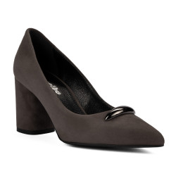 Scarpe eleganti donna 1361 sabbia scamosciato