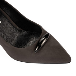 Scarpe eleganti donna 1361 sabbia scamosciato