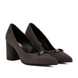 Scarpe eleganti donna 1361 sabbia scamosciato