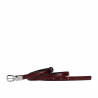 Cintura donna 45-1mc bicolore nero+croco bordeaux