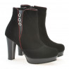 Stivali donna 1138 nero antilope combinato