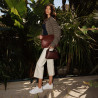 Borsa da donna a mano 037-1g bordeaux lifestyle