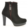 Stivali donna 1138 nero antilope combinato
