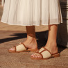 Sandali donna 5128 beige combinato lifestyle