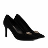 Scarpe eleganti donna 1363 nero velluto