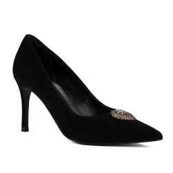 Scarpe eleganti donna 1363 nero velluto